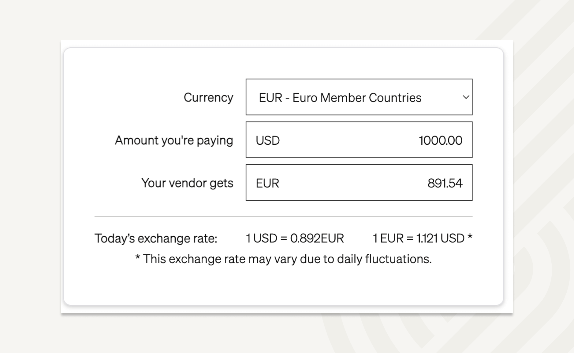 Bill payments can be made using multiple payment methods