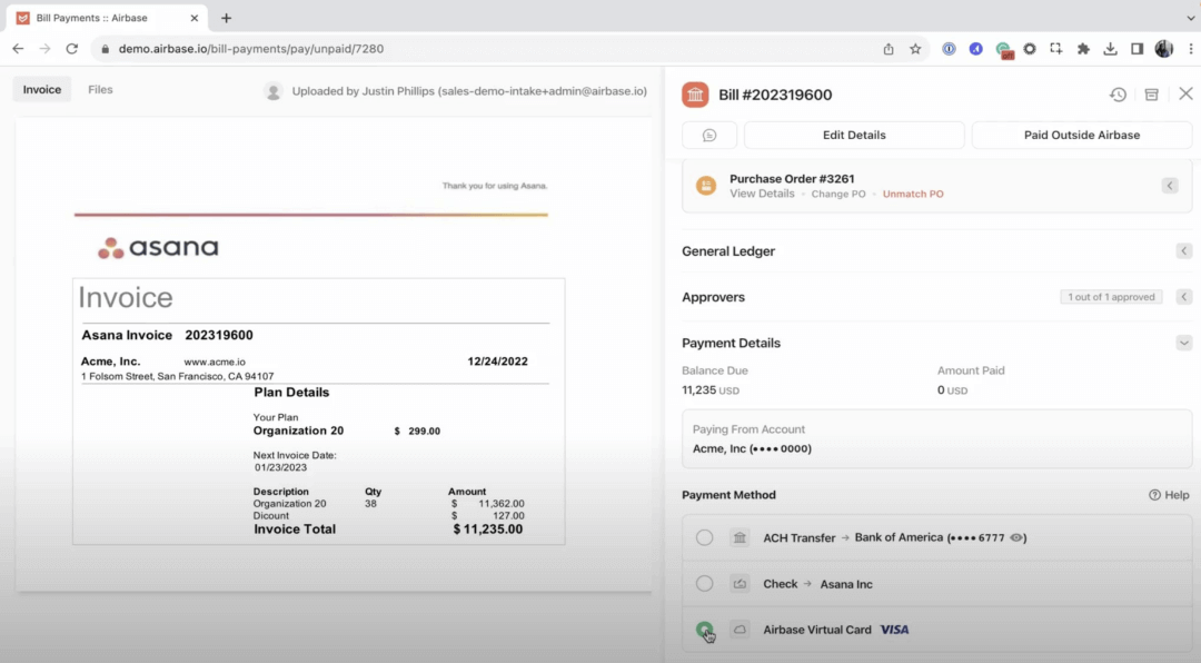 Airbase Bill Payment