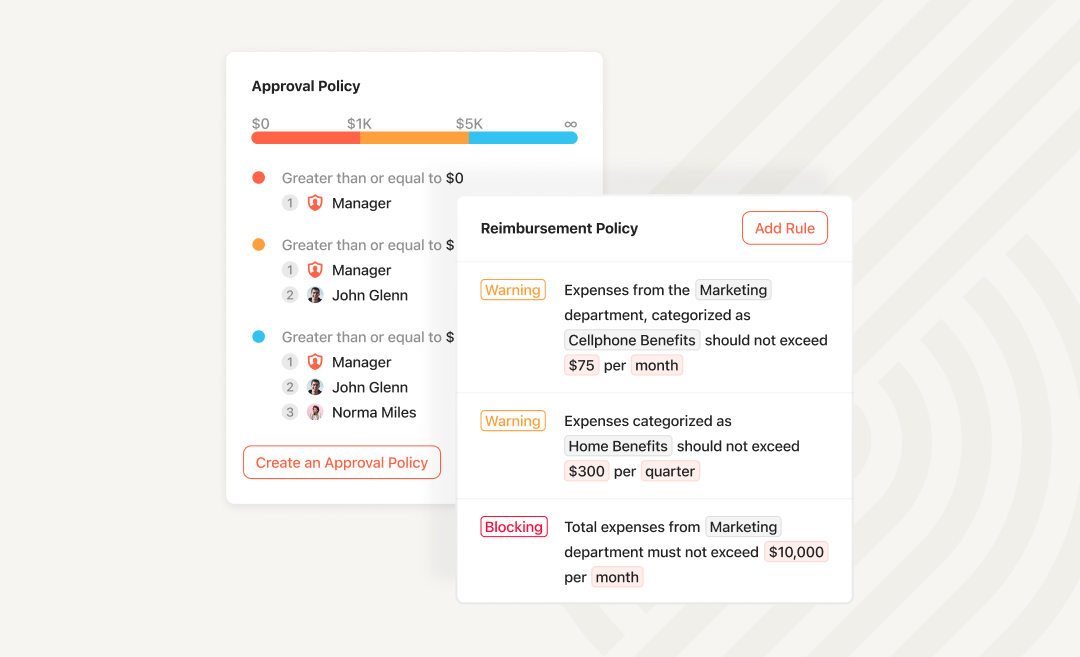 Approval policy