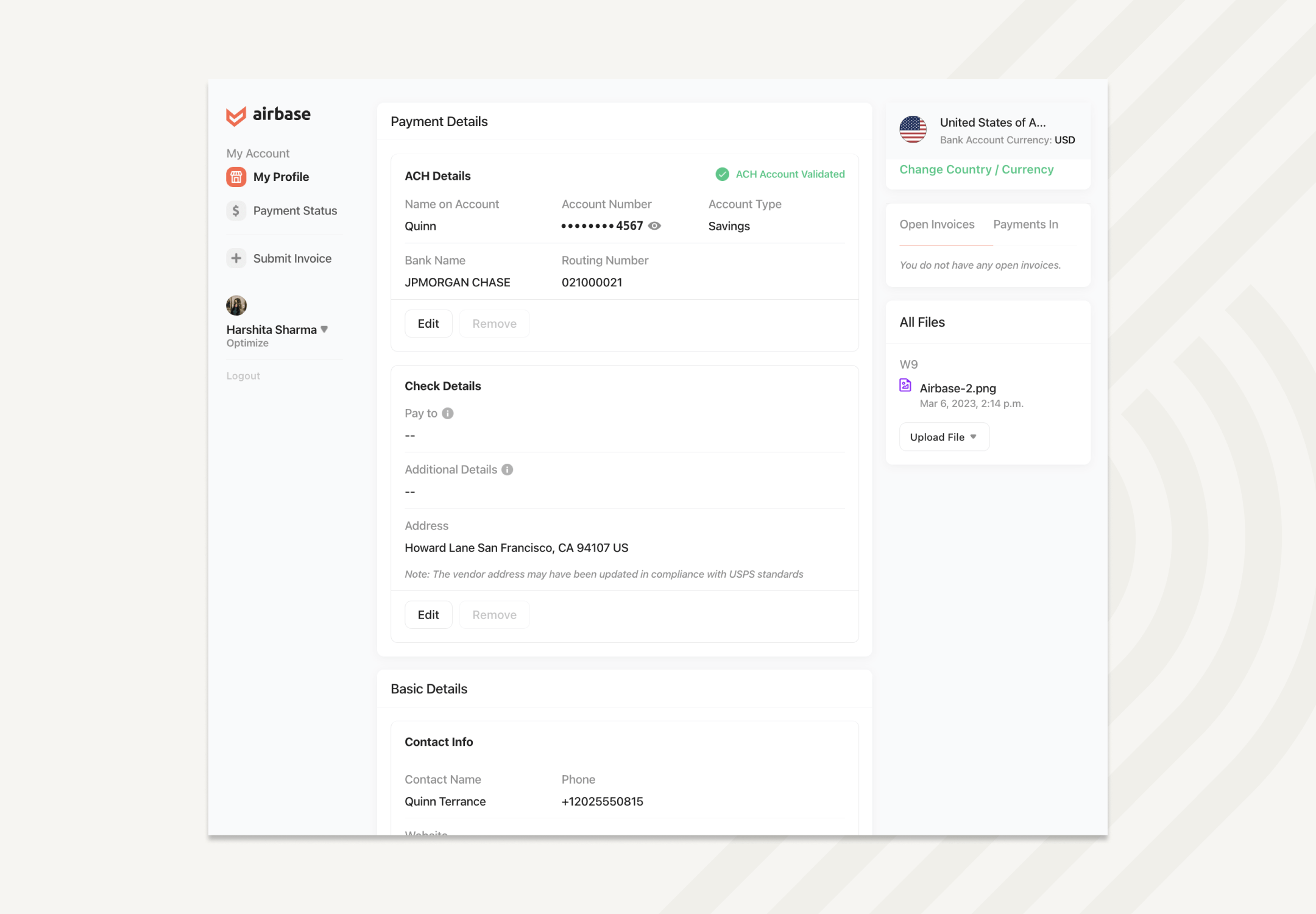 Automating invoice management and payments