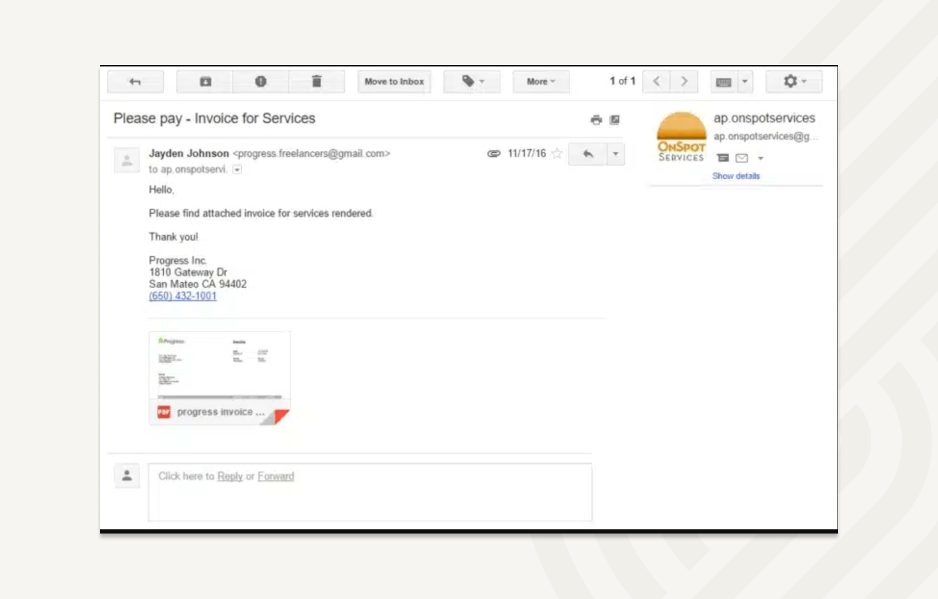 Centralized invoice management within Tipalti Hub