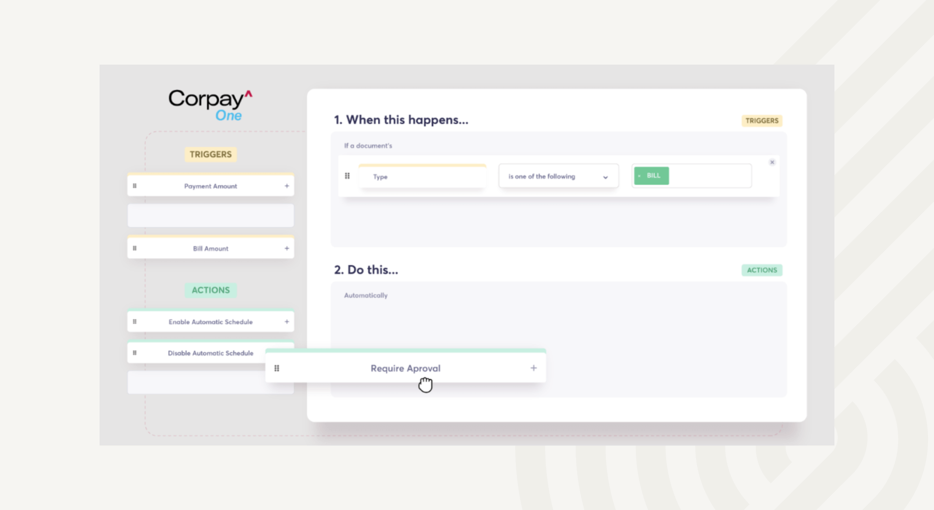 Customizable approvals for spend management