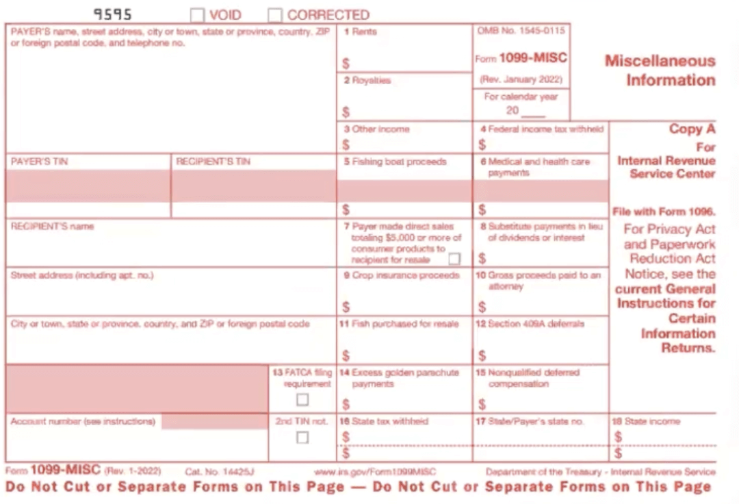 Form 1099-MISC
