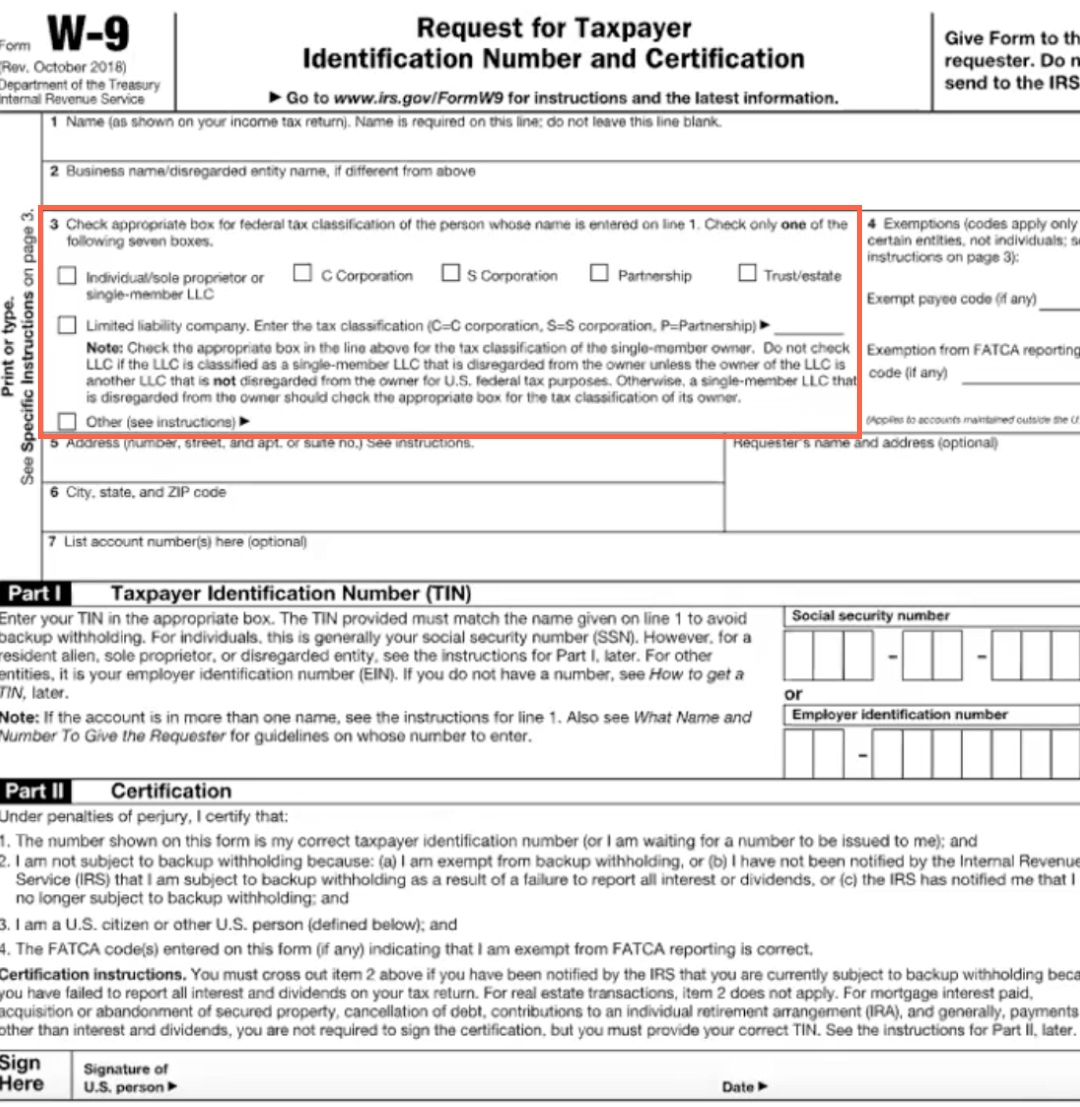 Form W-9