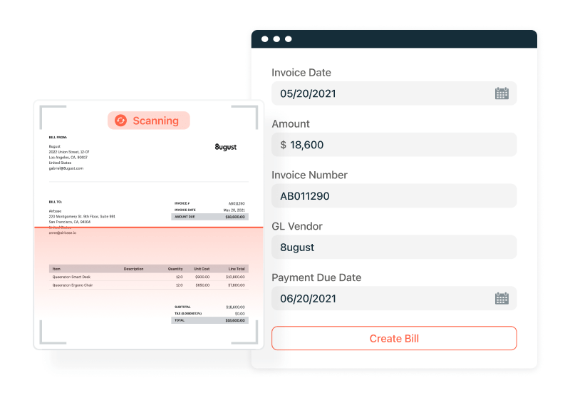 Invoice scanning ocr optical character recognition