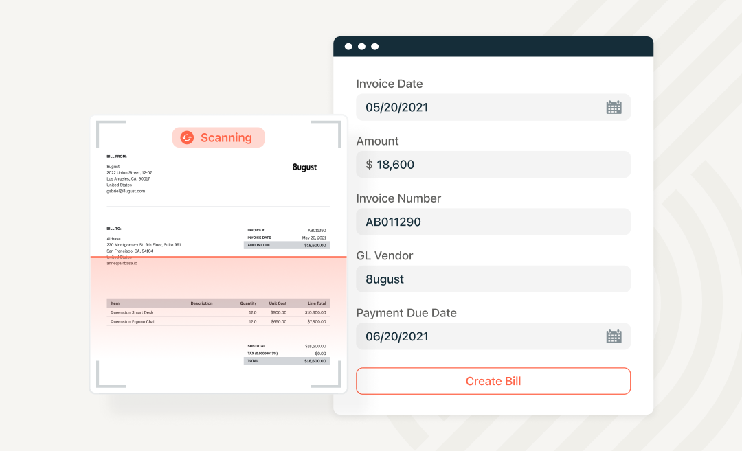 Invoice processing with OCR technology