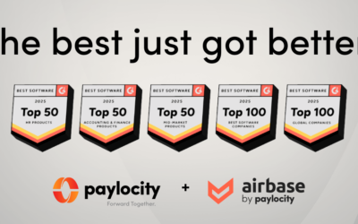 Airbase and Paylocity Shine in G2 Best Software Awards