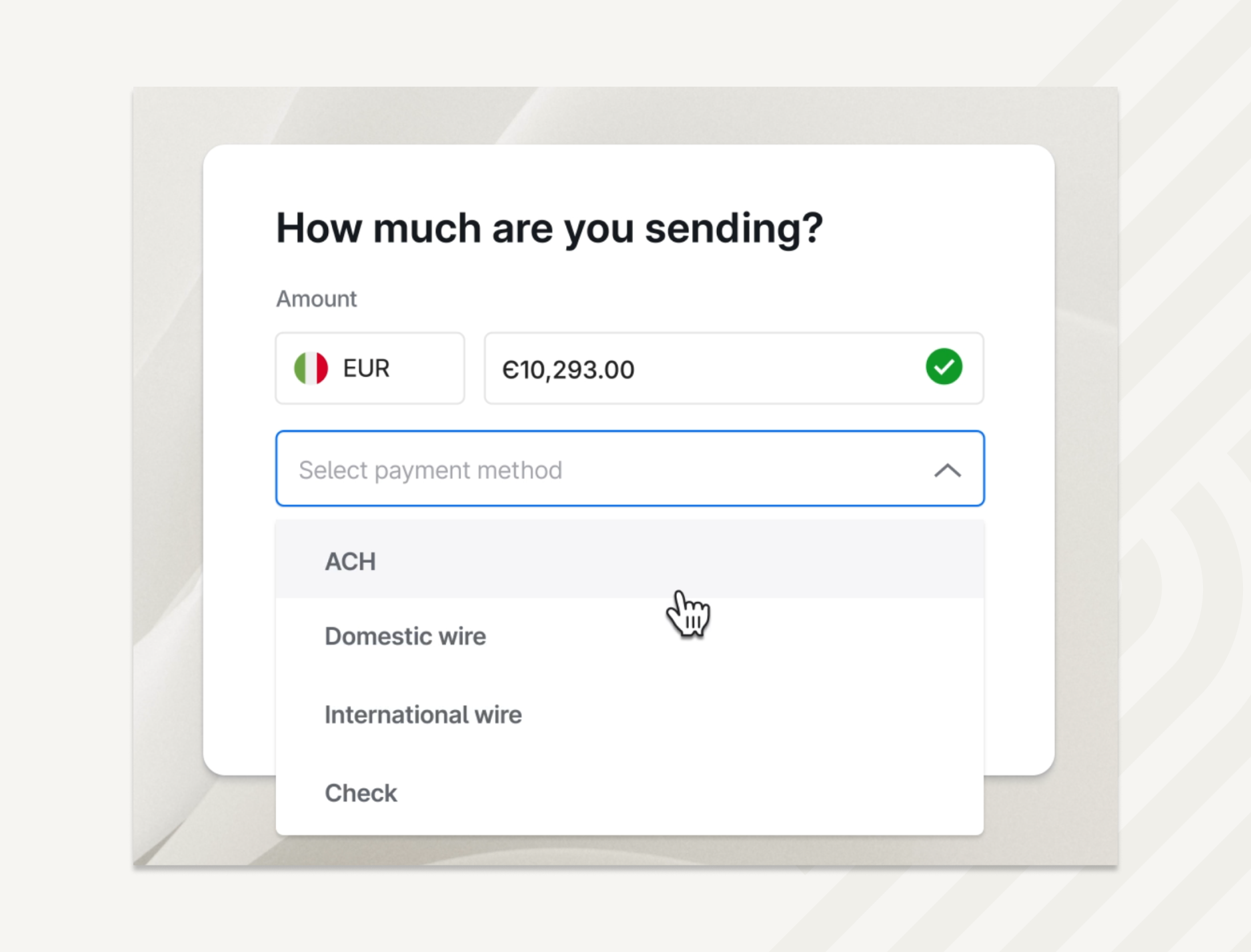 Payments can be made in 40 currencies via Brex business bank account