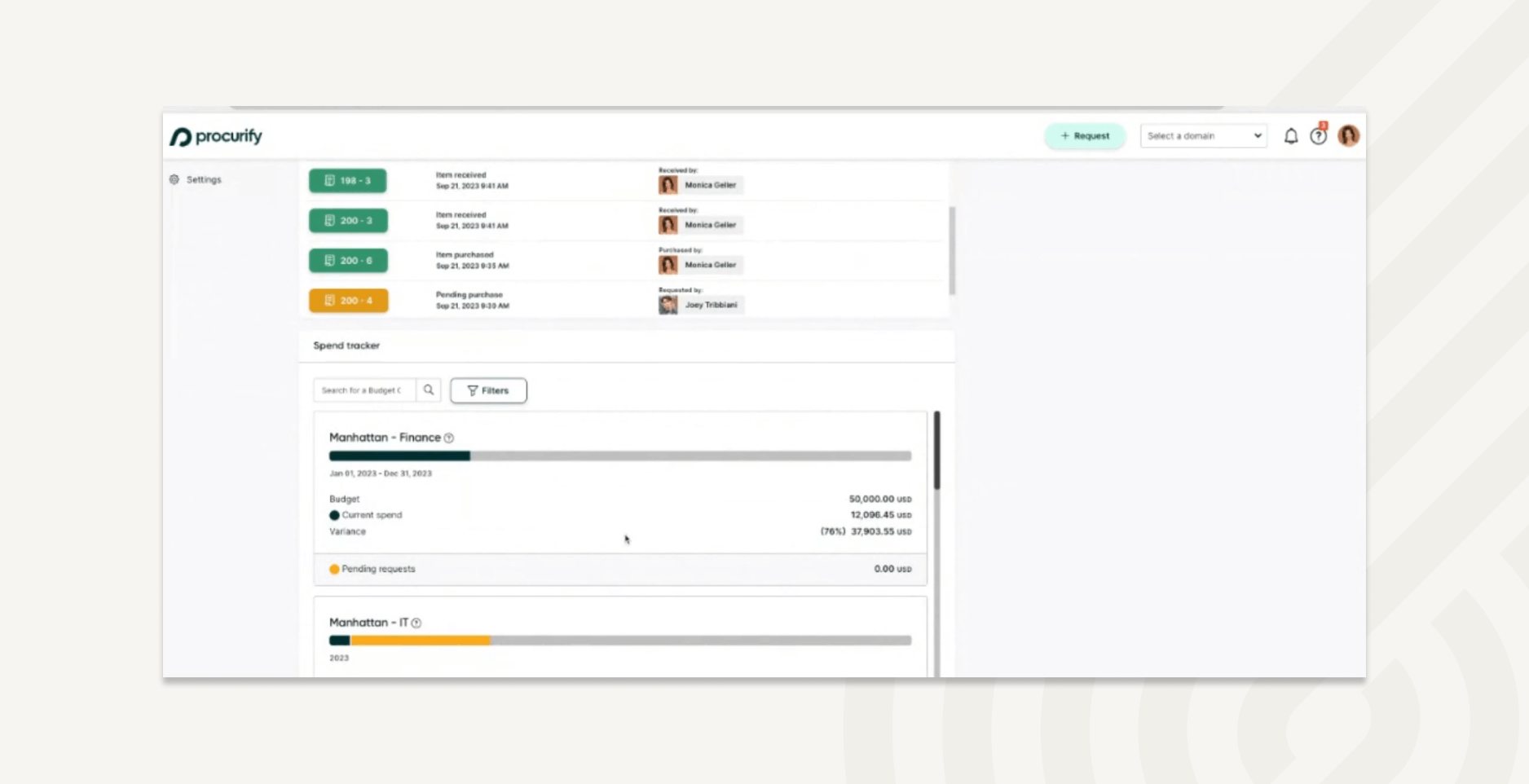 Invoices are automatically coded based on previous inputs
