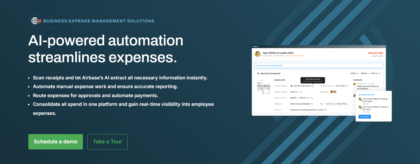 AI-powered automation streamlines expenses