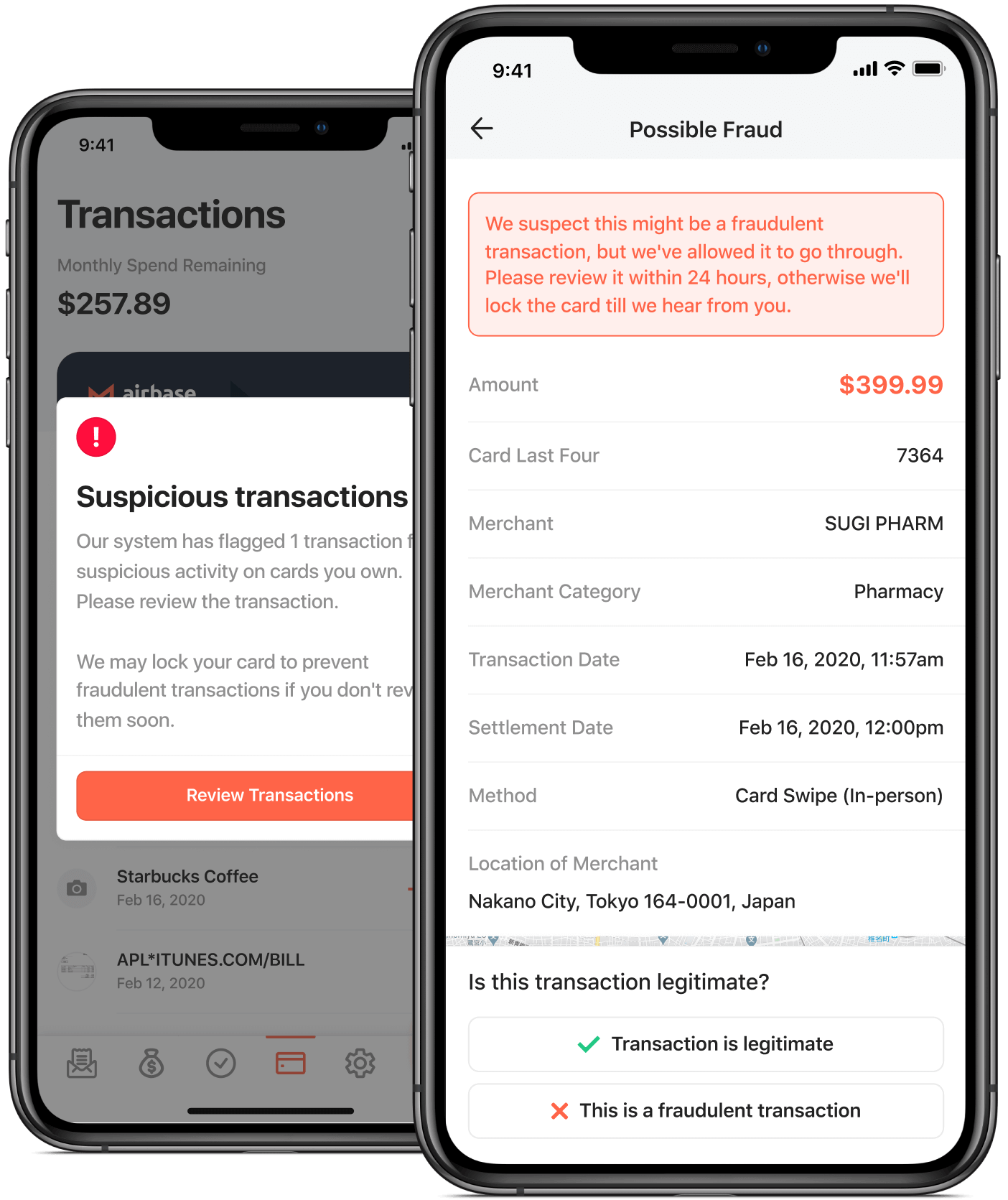 Airbase fraud detection