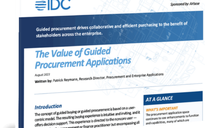 Leading analyst IDC recognizes innovation in procurement solutions.