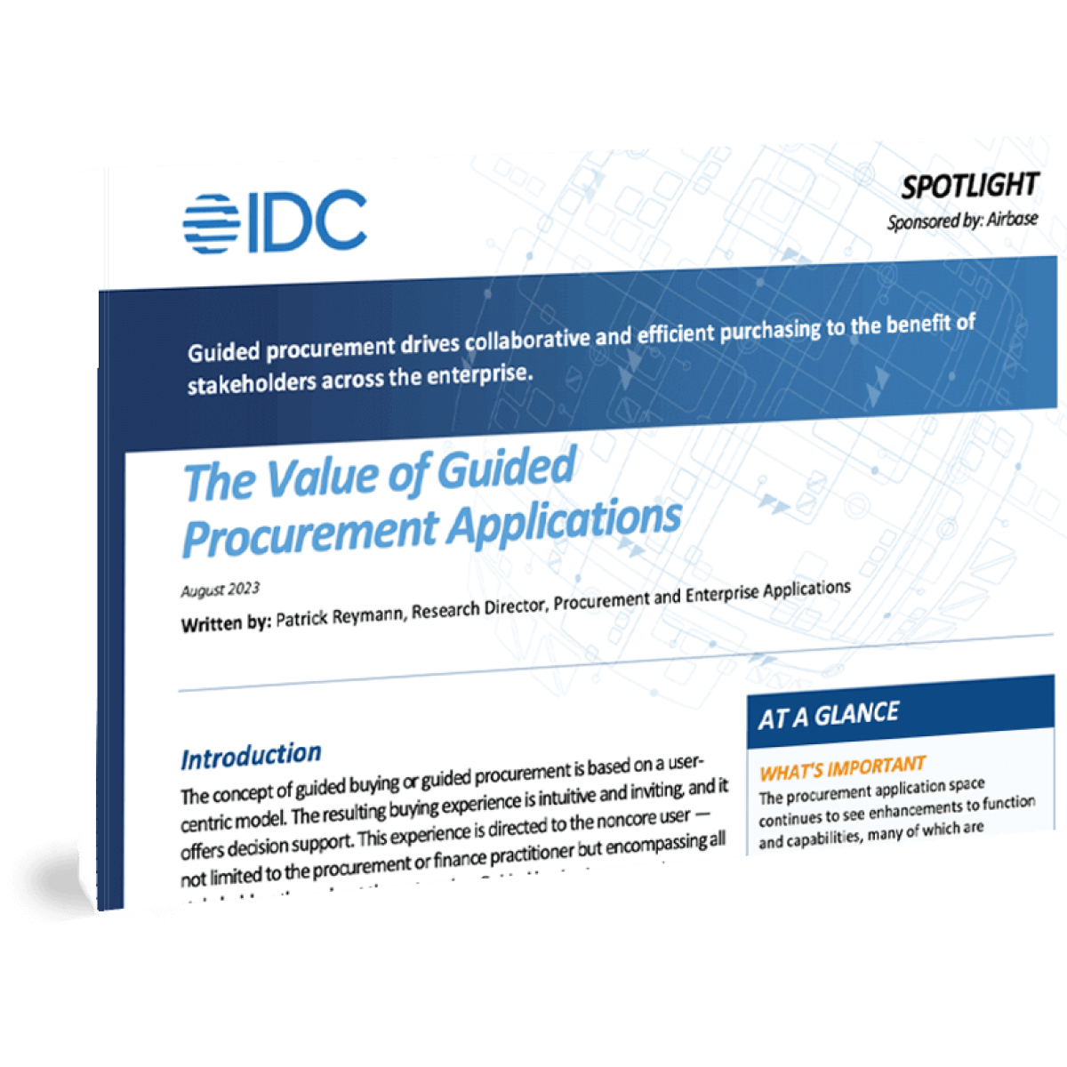IDC Analyst Report cover