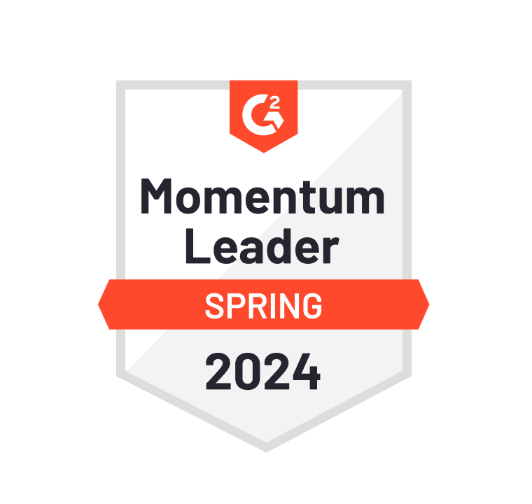 G2 Badge: Momentum Leader Spring 2024