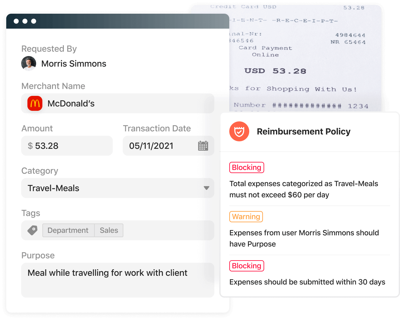 Screenshot of Airbase's expense management | Airbase Screenshot of Airbase's expense management